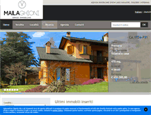 Tablet Screenshot of immobiliareghioni.com